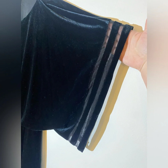 Black Velvet Jumpsuit - Picture 4 of 4